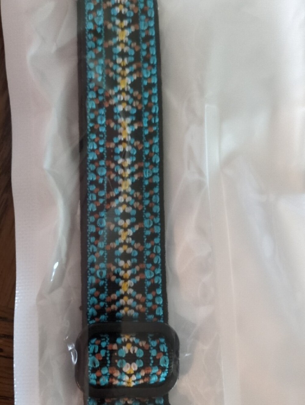 Versa 3 Interchangeable Watch Band Set- Black Silicone & Patterned Woven Straps - Picture 3 of 6